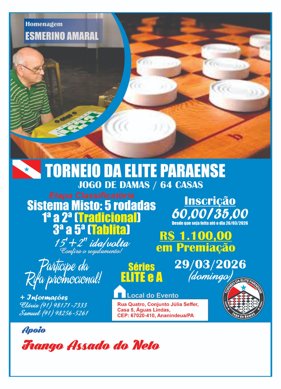 Flyer do Evento - Torneio da Elite Paraense